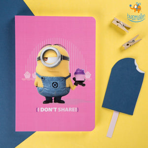 I Don't Share Notebook with Snowing Effect