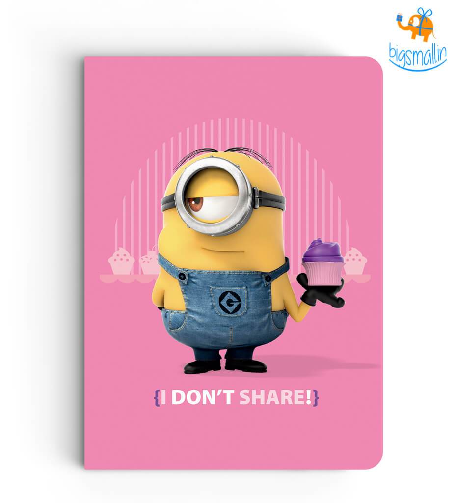 I Don't Share Notebook with Snowing Effect