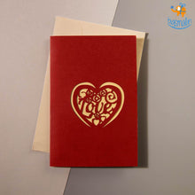 Load image into Gallery viewer, I Love Dad Pop Up Card
