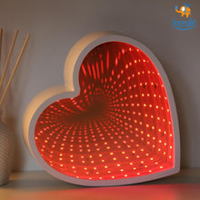 Load image into Gallery viewer, Infinity Mirror Heart Lamp
