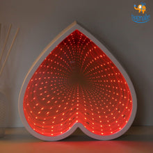 Load image into Gallery viewer, Infinity Mirror Heart Lamp
