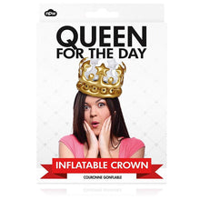 Load image into Gallery viewer, Queen for the Day Inflatable Crown
