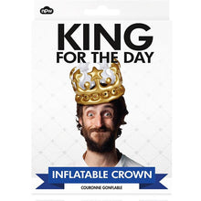 Load image into Gallery viewer, King for the Day Inflatable Crown
