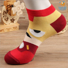 Load image into Gallery viewer, Iron Man Cartoon Socks
