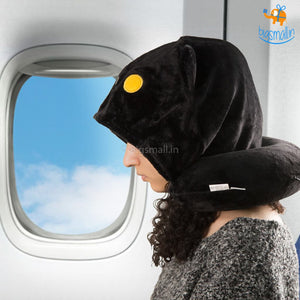 Kitty Hoodie Neck Pillow