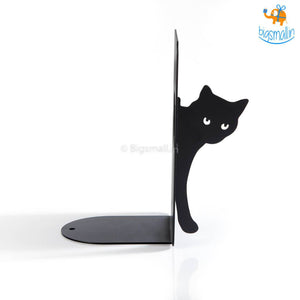 Kitty Cat Metallic Bookends