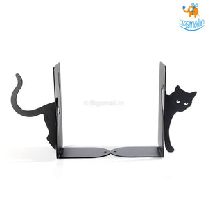 Kitty Cat Metallic Bookends