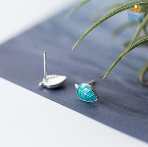 Leaf Shaped Ear Studs
