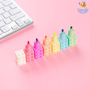 Lego Blocks Highlighter Set - 6 pc