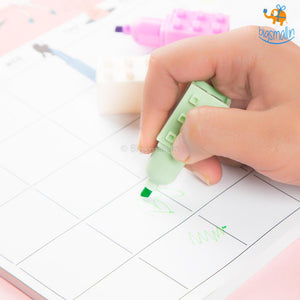 Lego Blocks Highlighter Set - 6 pc