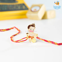 Load image into Gallery viewer, Little Hanuman Rakhi Gift Set

