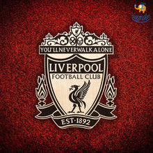 Load image into Gallery viewer, Liverpool Engraved Wooden Crest
