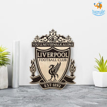 Load image into Gallery viewer, Liverpool Engraved Wooden Crest
