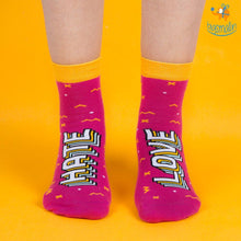 Load image into Gallery viewer, Love Hate Socks

