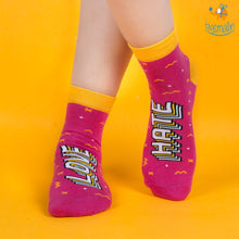 Load image into Gallery viewer, Love Hate Socks
