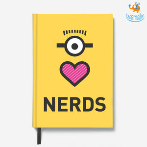 Minion Love Nerds Notebook