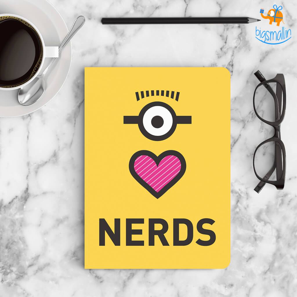 Minion Love Nerds Notebook