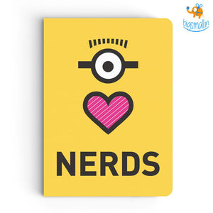 Minion Love Nerds Notebook