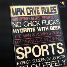 Load image into Gallery viewer, Rustic Man Cave Wooden Board
