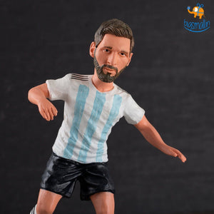 Lionel Messi 3D Action Figure - 6 inches