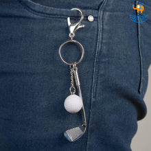 Load image into Gallery viewer, Metallic Golf Keychain
