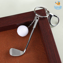 Load image into Gallery viewer, Metallic Golf Keychain
