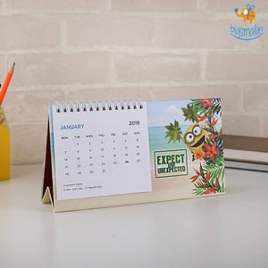 Minions Table Calendar 2019