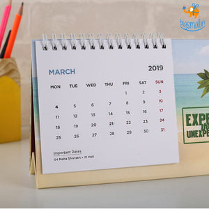 Minions Table Calendar 2019