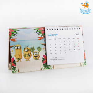 Minions Table Calendar 2019