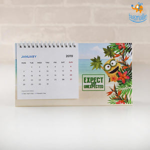 Minions Table Calendar 2019