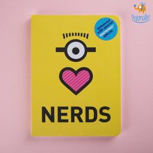 Load image into Gallery viewer, Minion Love Nerds Notebook
