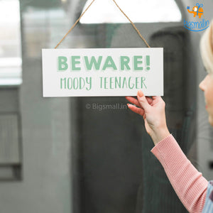 Moody Teenager Alert Hanging Board