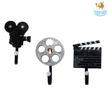 Load image into Gallery viewer, Movie Wall Mount Hooks - Set of 3
