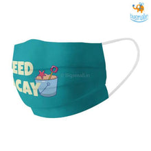 Load image into Gallery viewer, Need Vacay Cotton Mask With Filter
