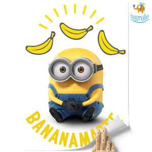 Official Minions Poster with Snowing Effect