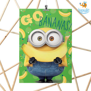 Official Minions Poster with Snowing Effect