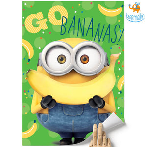 Official Minions Poster with Snowing Effect