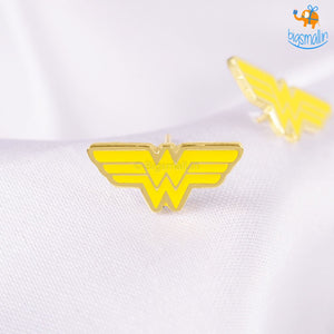 Official Wonder Woman Gold Plated Earrings