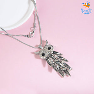 Owl Bling Pendant Chain