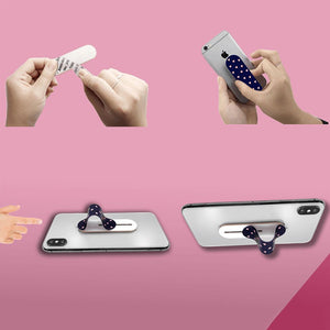 Little Hearts Mobile Stand with Finger Grip