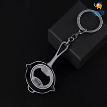 Load image into Gallery viewer, PUBG Pan Metallic Keychain and Bottle-Opener
