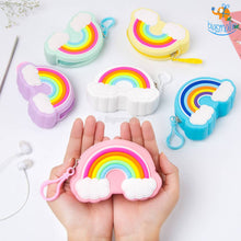 Load image into Gallery viewer, Rainbow Cloud Coin Pouch
