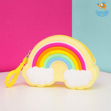 Load image into Gallery viewer, Rainbow Cloud Coin Pouch
