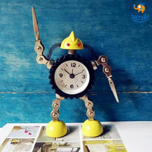 Load image into Gallery viewer, Robot Desk Alarm Clock
