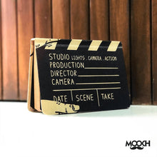 Load image into Gallery viewer, Movie Clapboard A6 Notebook With Elastic
