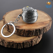 Load image into Gallery viewer, Thanos Infinity Gauntlet Metallic Keychain
