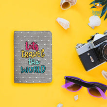 Load image into Gallery viewer, Travel the World Beaded Passport Cover
