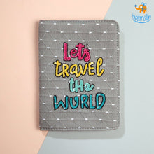 Load image into Gallery viewer, Travel the World Beaded Passport Cover
