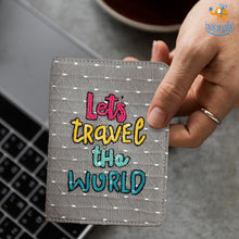 Load image into Gallery viewer, Travel the World Beaded Passport Cover
