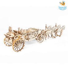 Load image into Gallery viewer, Ugears Royal Carriage Mechanical Model
